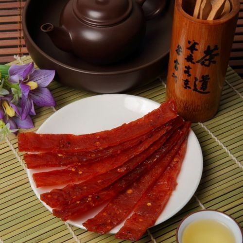 【台灣肉乾王】川辣豬肉乾(180g/包)x5包