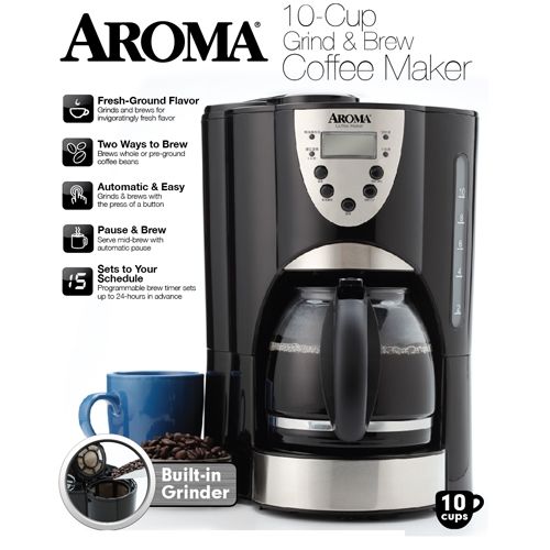 【美國AROMA】自動磨豆美式咖啡機（ACM－900GB）