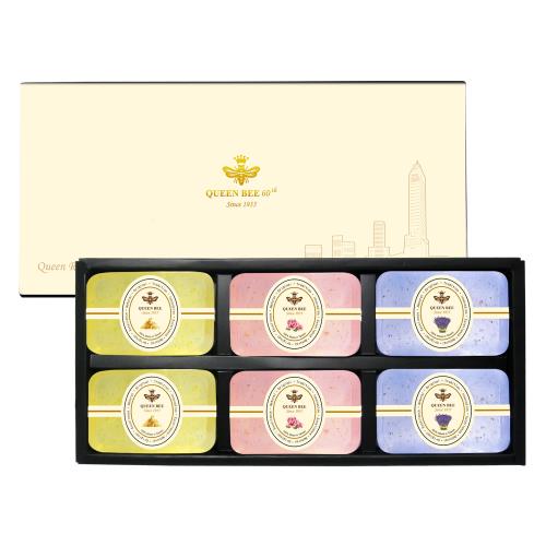 【蜂王Queen Bee】純金99金箔美膚手工皂限量禮盒 (12入)