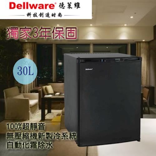 Dellware德萊維30L密閉吸收式無聲客房冰箱DW-30