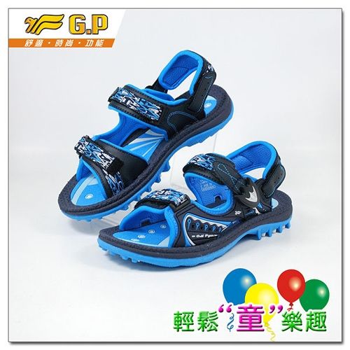 ［GP］快樂童鞋－多功能涼鞋－G9180－20（藍色）共三色