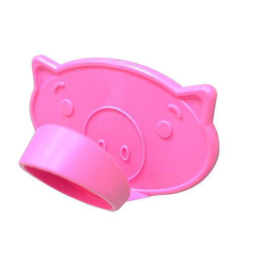日本sanada 粉紅豬隔熱止滑取盤夾-3入裝