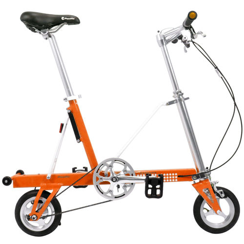 【CarryMe】STD 8吋單速折疊小輪車（鮮橙橘）