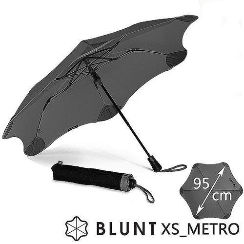 【紐西蘭BLUNT 保蘭特】抗強風 防反傘 抗UV 折傘（紳士灰)