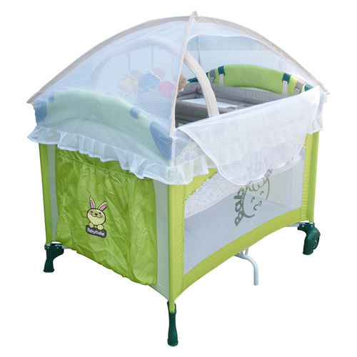 【BabyBabe】拱型遊戲床/全配款(綠色)