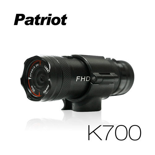 愛國者K700 超廣角120度防水型1080P 極限運動 機車行車記錄器(送16G TF卡)