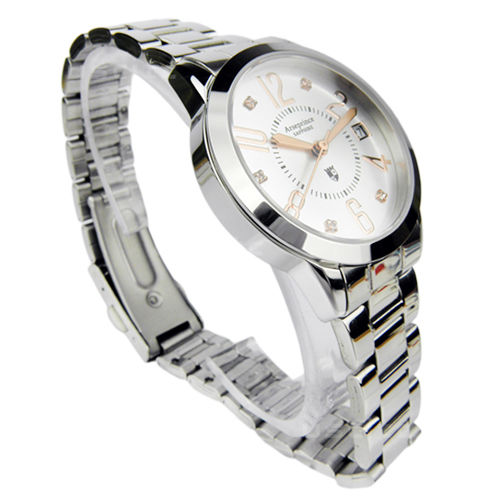 【Arseprince】時尚簡約晶鑽女錶-白色