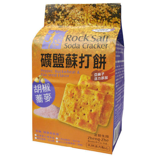 正哲 礦鹽蘇打餅(胡椒蕎麥) X3袋