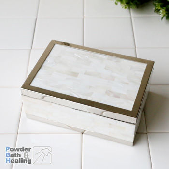 【PBH】深海貝殼 精品衛浴(置物盒-大)-白