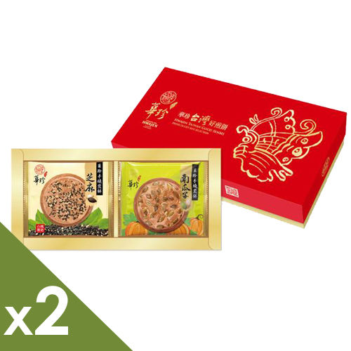 [華珍]手燒煎餅10入禮盒(花生/南瓜子/黑豆/芝麻)-2盒組