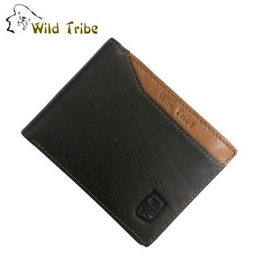 【Wild Tribe】龍紋 真皮皮夾 加大款(538-1深咖啡)