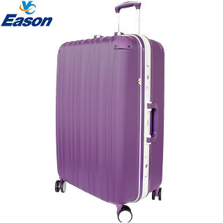 【YC Eason】典雅輕量鋁框ABS行李箱(28吋-典雅紫)