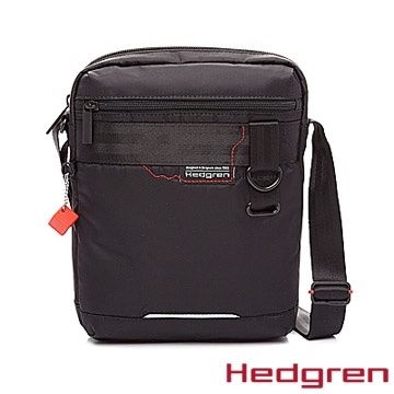 【HEDGREN】HNW -New Way 摩登商務系列-方型側背包-黑色