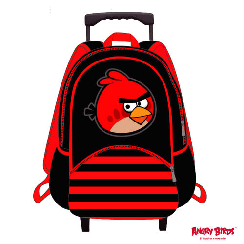 【Angry Birds 憤怒鳥】造型16吋拉桿書背包(A款)
