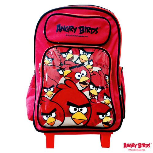 【Angry Birds憤怒鳥】三段式拉桿書背包(B款)