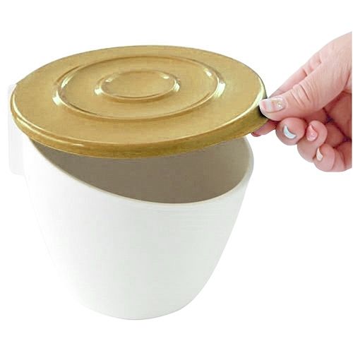 日本製造HACHIMAN流理台抗菌吸盤收納筒(咖啡色) 