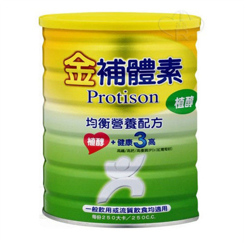 【金補體素】植醇均衡營養配方(大) 900g x6罐組