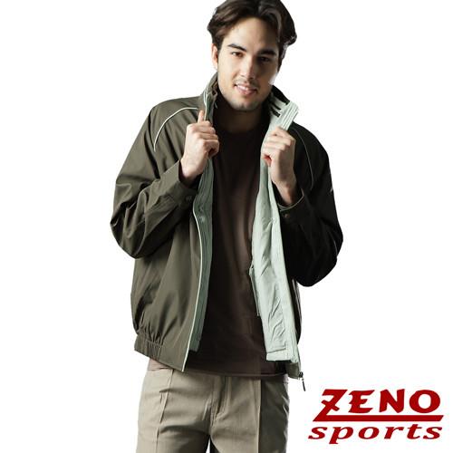ZENO傑諾 歐風經典兩件式精品外套‧蓊綠M~XL