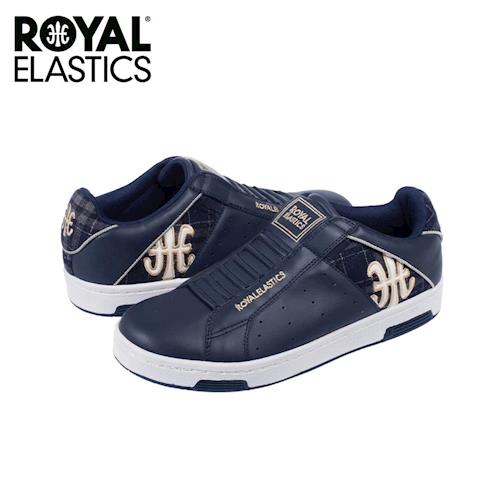 【Royal Elastics】男-Icon 休閒鞋-藍/蘇格蘭紋(02064-553)