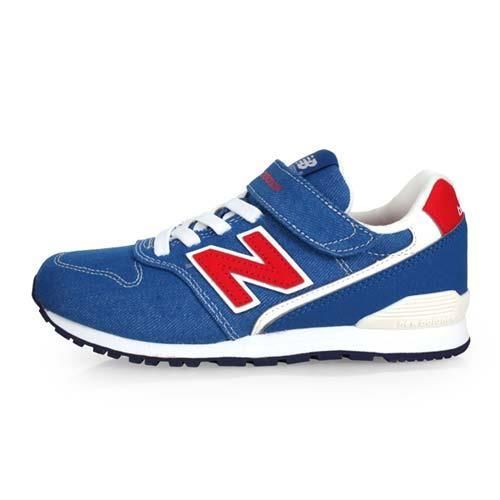 【NEWBALANCE】996系列-WIDE 男女中童復古休閒鞋-童鞋 NB 藍紅白