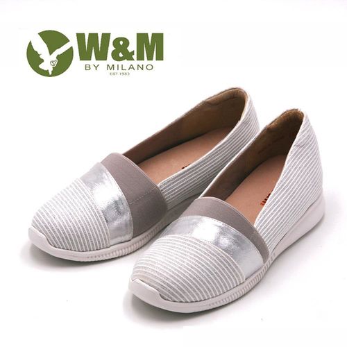 W&M 中性極簡直套式輕量厚底休閒鞋 女鞋-灰(另有黑)