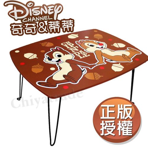 【迪士尼Disney】台灣製 奇奇蒂蒂 摺疊長桌 和室桌 兒童桌60x45x30cm(正版授權)