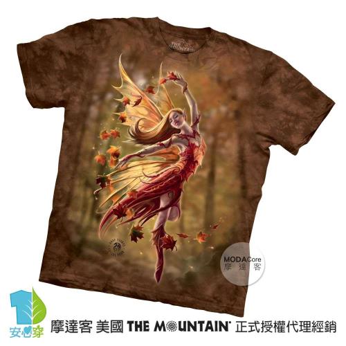 【摩達客】(預購)美國進口The Mountain 秋仙女精靈 純棉環保短袖T恤