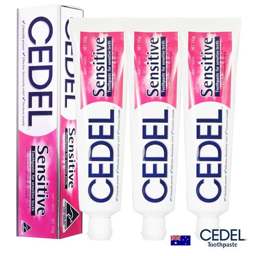 澳洲CEDEL 含氟強化敏感型牙膏110g三入