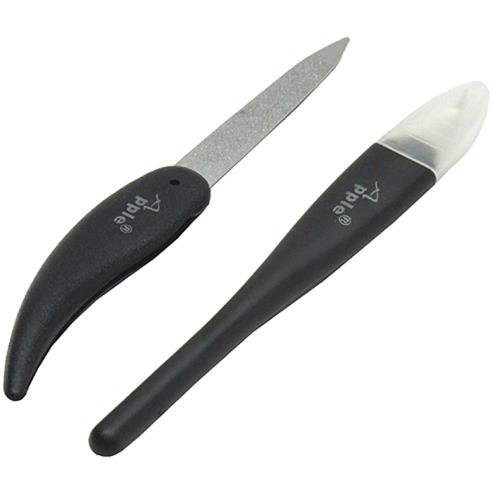 月陽台灣製造折疊式不鏽鋼指甲銼刀ㄚ刀組(KS-2193)