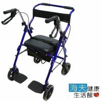 【海夫健康生活館】鋁合金 輪椅式 助行車 散步車 購物車YK7080