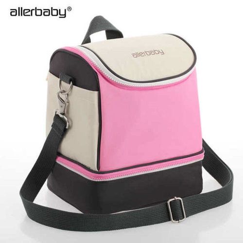 【EB0020】Allerbaby雙層升級加大款母乳保冷運輸袋(保冷袋)/保溫袋兩用