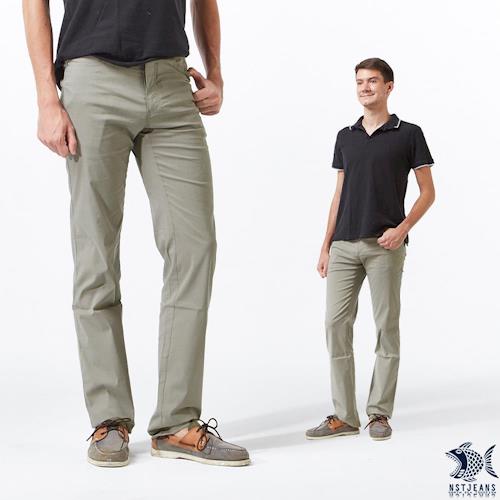 【NST Jeans】簡單率性好感灰 微彈休閒長褲(中低腰窄版) 385(6887)