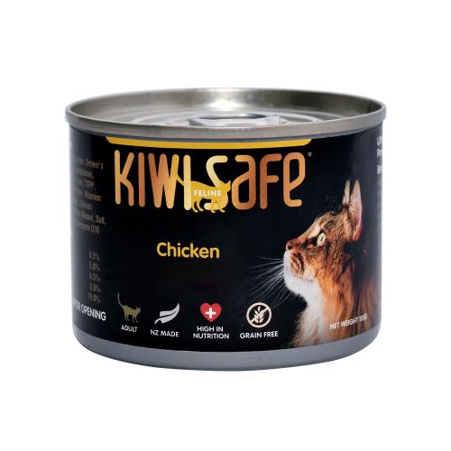 吉維氏 KIWI SAFE 天然無榖主食貓罐 (雞肉 南瓜 蔬菜)(24罐/箱)