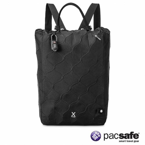 Pacsafe TRAVELSAFE X25 全鋼網便攜保護袋(25L)(黑色)