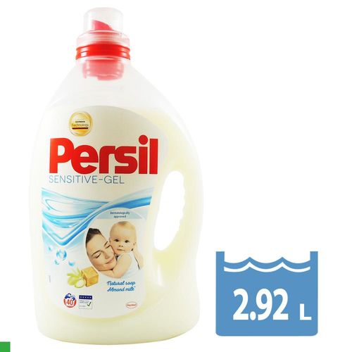 Persil 濃縮高效能洗衣凝露-敏感肌膚配方 歐洲原裝進口 德國百年洗衣技術 Henkel 2.92L 洗衣精