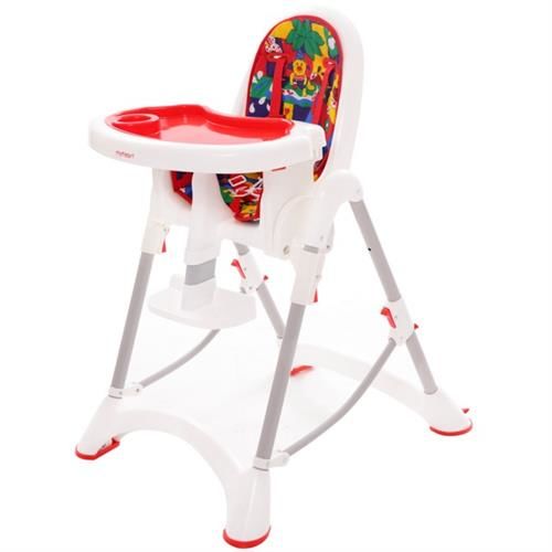 myheart餐椅 卡通紅折疊式兒童安全餐椅