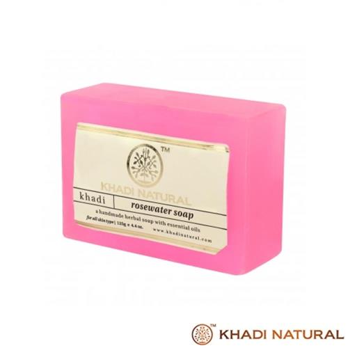 即期特賣~印度Khadi-草本玫瑰水手工精油香皂(6入特惠組)