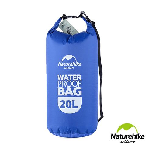 Naturehike 戶外輕量可透視密封防水袋 收納袋20L 藍色