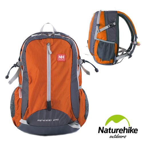 Naturehike 25L 輕量透氣減壓後背包 騎行包 橙色