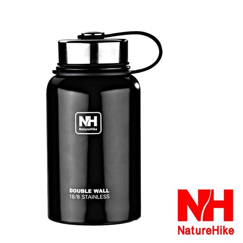 Naturehike不鏽鋼戶外時尚保溫瓶600ml 黑色