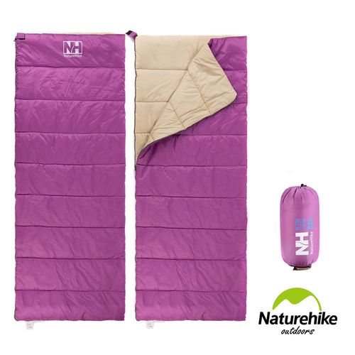 Naturehike H150春夏款輕薄透氣便攜式信封睡袋 紫色