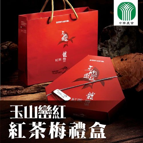 【信義農會】玉山巒紅紅茶梅禮盒(2盒/組)