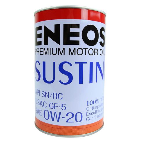 日本ENEOS SUSTINA 0W-20化學合成機油 4入
