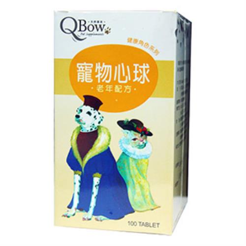 【QBow】寵物心球 老年配方 (錠劑)