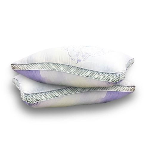 LooCa天絲60顆獨立筒枕買一送一組-直