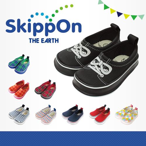 【日本SkippOn】兒童休閒機能鞋〈黑底蝴蝶結〉
