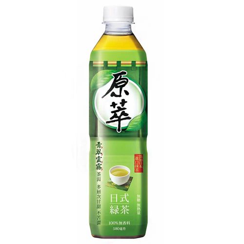【原萃】日式綠茶 寶特瓶(580mlX24入)
