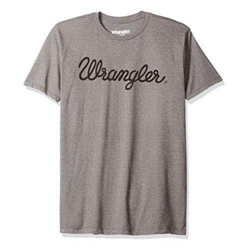 Wrangler 2017男時尚藍哥標誌款石灰色圓領短袖ㄒ恤(預購)
