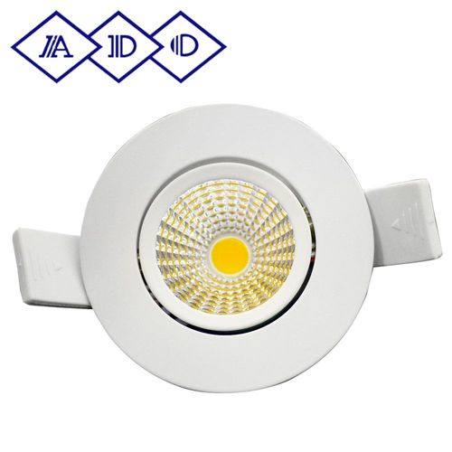 【ADO】LED 3W 杯燈 投射燈 5.5cm小崁燈 財位燈 櫥櫃燈 含變壓器 COB製程(1入)