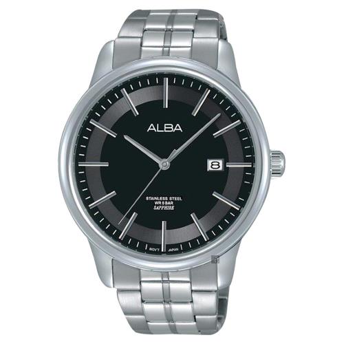 ALBA雅柏 日系時尚手錶 黑 42mm VJ42-X226D AS9D89X1